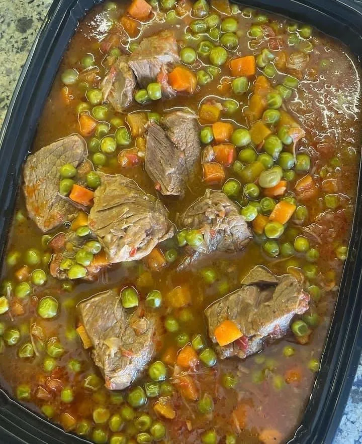 Peas with Carrots and Meat
