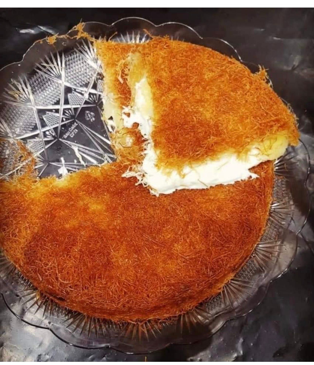 Kunafa with Cream